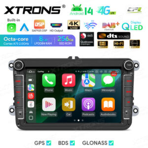 Android Autoradio Xtrons für VW/Skoda/Seat 8/256 GB – IQ84MTVP-04 CPII