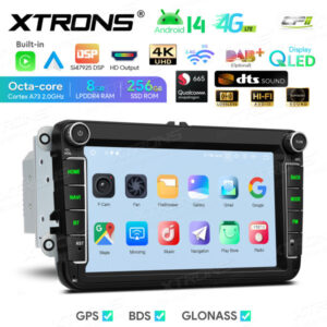 Android Autoradio Xtrons für VW/Skoda/Seat 8/256 GB – IQ84MTVP-06 CPII