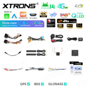 Android Autoradio Xtrons für VW/Skoda/Seat 8/256 GB – IQ84MTVP-12 CPII