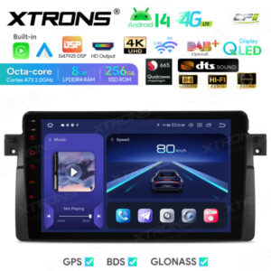 Android Autoradio Xtrons für BMW, Rover und MG 8/256 GB – IQP9446BP-01 CPII