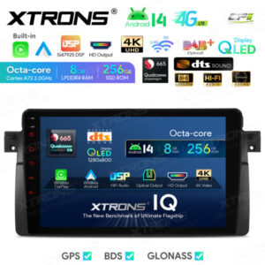 Android Autoradio Xtrons für BMW, Rover und MG 8/256 GB – IQP9446BP-03 CPII