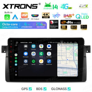 Android Autoradio Xtrons für BMW, Rover und MG 8/256 GB – IQP9446BP-05 CPII