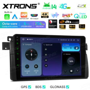 Android Autoradio Xtrons für BMW, Rover und MG 8/256 GB – IQP9446BP-07 CPII