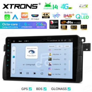 Android Autoradio Xtrons für BMW, Rover und MG 8/256 GB – IQP9446BP-08 CPII