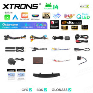 Android Autoradio Xtrons für Ford Focus 8/256 GB – IQP94FSFP-12 CPII