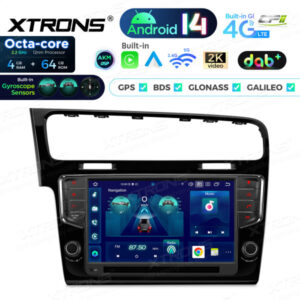 Android Autoradio Xtrons für für Volkswagen Golf 7 4/64 GB – PX94GFVLGDAB-02 CPII