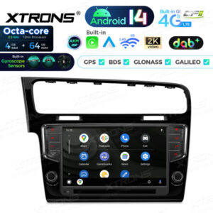 Android Autoradio Xtrons für für Volkswagen Golf 7 4/64 GB – PX94GFVLGDAB-05 CPII
