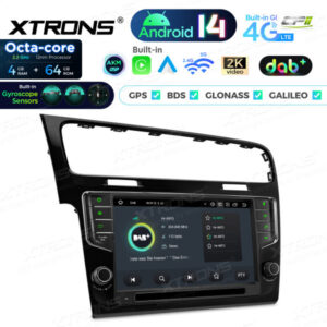 Android Autoradio Xtrons für für Volkswagen Golf 7 4/64 GB – PX94GFVLGDAB-08 CPII
