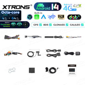 Android Autoradio Xtrons für für Volkswagen Golf 7 4/64 GB – PX94GFVLGDAB-12 CPII