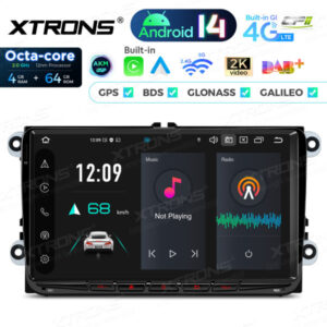 Android Autoradio Xtrons für Volkswagen/Seat/Skoda 4/64 GB – PX94MTVDAB-02 CPII