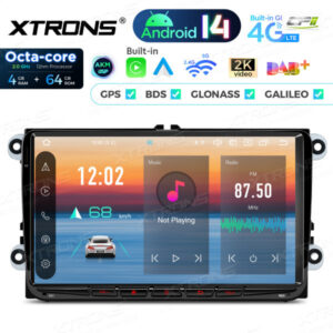Android Autoradio Xtrons für Volkswagen/Seat/Skoda 4/64 GB – PX94MTVDAB-03 CPII