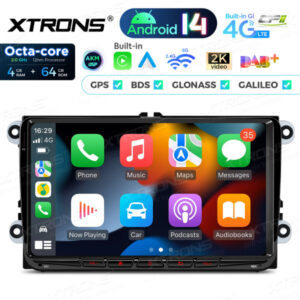 Android Autoradio Xtrons für Volkswagen/Seat/Skoda 4/64 GB – PX94MTVDAB-06 CPII