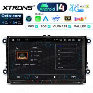 Android Autoradio Xtrons für Volkswagen/Seat/Skoda 4/64 GB – PX94MTVDAB-09 CPII