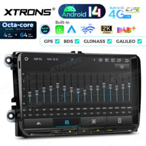 Android Autoradio Xtrons für Volkswagen/Seat/Skoda 4/64 GB – PX94MTVDAB-10 CPII