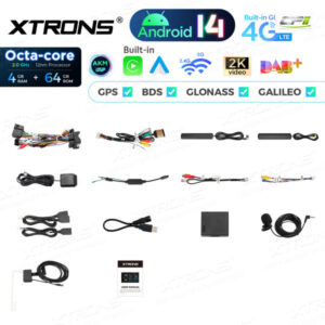 Android Autoradio Xtrons für Volkswagen/Seat/Skoda 4/64 GB – PX94MTVDAB-14 CPII