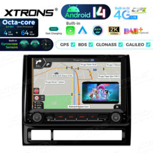 Android Autoradio Xtrons für Toyota Tacoma 4/64 GB – PX94TCTLGS-06 CPII