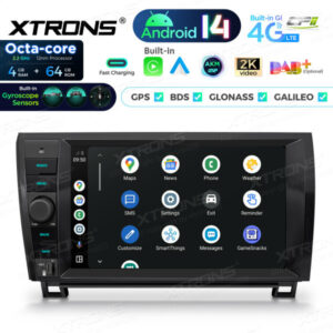 Android Autoradio Xtrons für Toyota 4/64 GB – PX94TDTLGS-05 CPII