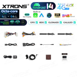 Android Autoradio Xtrons für Toyota 4/64 GB – PX94TDTLGS-11 CPII
