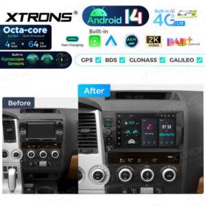 Android Autoradio Xtrons für Toyota 4/64 GB – PX94TDTLGS-12 CPII