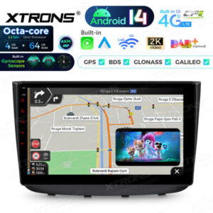 Android Autoradio Xtrons für Mercedes-Benz Viano W639/Vito W639 4/64 GB – PXP14M639GDAB-06 CPII