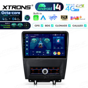 Android Autoradio Xtrons für Ford Mustang (2010–2014) 4/64 GB – PXP14MTFGS-02 CPII