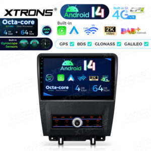 Android Autoradio Xtrons für Ford Mustang (2010–2014) 4/64 GB – PXP14MTFGS-03 CPII