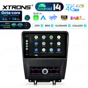 Android Autoradio Xtrons für Ford Mustang (2010–2014) 4/64 GB – PXP14MTFGS-05 CPII