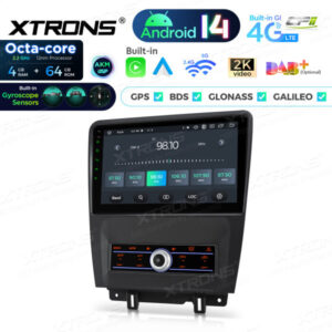 Android Autoradio Xtrons für Ford Mustang (2010–2014) 4/64 GB – PXP14MTFGS-08 CPII