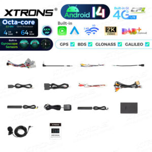 Android Autoradio Xtrons für Ford Mustang (2010–2014) 4/64 GB – PXP14MTFGS-11 CPII