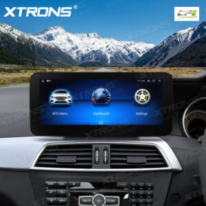 Android Autoradio Xtrons für Mercedes-Benz C-Klasse W204 Rechtslenker 4/64 GB – QAMS1445M12C45R-14 CPII