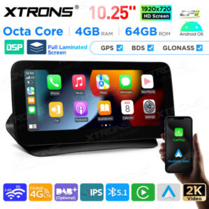 Android Autoradio Xtrons für Mercedes-Benz E-Klasse C207 / A207 Rechtslenker 4/64 GB – QAMS1445M12ECR-06 CPII