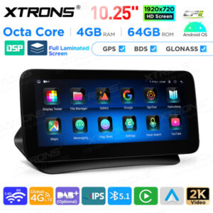 Android Autoradio Xtrons für Mercedes-Benz E-Klasse C207 / A207 Rechtslenker 4/64 GB – QAMS1445M12ECR-07 CPII