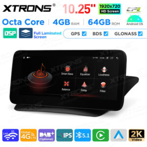 Android Autoradio Xtrons für Mercedes-Benz E-Klasse C207 / A207 Rechtslenker 4/64 GB – QAMS1445M12ECR-10 CPII