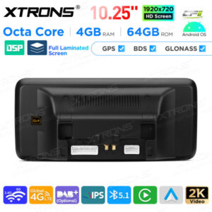 Android Autoradio Xtrons für Mercedes-Benz E-Klasse C207 / A207 Rechtslenker 4/64 GB – QAMS1445M12ECR-11 CPII