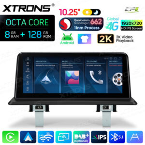 Android Autoradio Xtrons für BMW 1er ohne Originaldisplay 8/128 GB – QBBH1487UNL-04 CPII