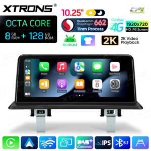 Android Autoradio Xtrons für BMW 1er ohne Originaldisplay 8/128 GB – QBBH1487UNL-07 CPII