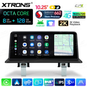 Android Autoradio Xtrons für BMW 1er ohne Originaldisplay 8/128 GB – QBBH1487UNL-08 CPII