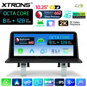 Android Autoradio Xtrons für BMW 1er ohne Originaldisplay 8/128 GB – QBBH1487UNL-09 CPII