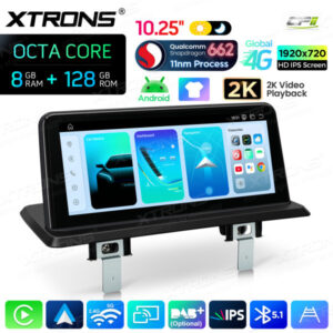 Android Autoradio Xtrons für BMW 1er ohne Originaldisplay 8/128 GB – QBBH1487UNL-10 CPII