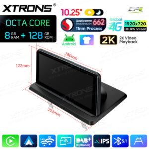 Android Autoradio Xtrons für BMW 1er ohne Originaldisplay 8/128 GB – QBBH1487UNL-15 CPII