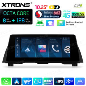 Android Autoradio Xtrons für BMW 5er F10/F11 mit CIC-System 8/128 GB – QBBH14CIB12FV-04 CPII