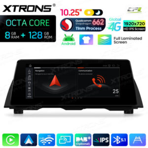 Android Autoradio Xtrons für BMW 5er F10/F11 mit CIC-System 8/128 GB – QBBH14CIB12FV-05 CPII