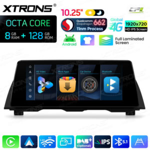 Android Autoradio Xtrons für BMW 5er F10/F11 mit CIC-System 8/128 GB – QBBH14CIB12FV-06 CPII
