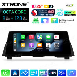 Android Autoradio Xtrons für BMW 5er F10/F11 mit CIC-System 8/128 GB – QBBH14CIB12FV-08 CPII