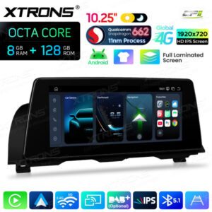 Android Autoradio Xtrons für BMW 5er F10/F11 mit CIC-System 8/128 GB – QBBH14CIB12FV-11 CPII