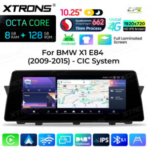 Android Autoradio Xtrons für BMW X1 E84 mit CIC-System 8/128 GB – QBBH14CIB12X1-03 CPII