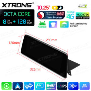 Android Autoradio Xtrons für BMW X1 E84 mit CIC-System 8/128 GB – QBBH14CIB12X1-15 CPII