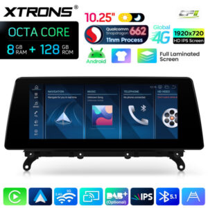 Android Autoradio Xtrons für BMW X3 F25 mit CIC-System 8/128 GB – QBBH14CIB12X3-04 CPII