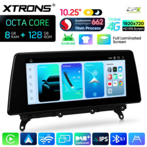 Android Autoradio Xtrons für BMW X3 F25 mit CIC-System 8/128 GB – QBBH14CIB12X3-10 CPII
