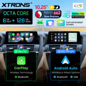Android Autoradio Xtrons für BMW X3 F25 mit CIC-System 8/128 GB – QBBH14CIB12X3-18 CPII